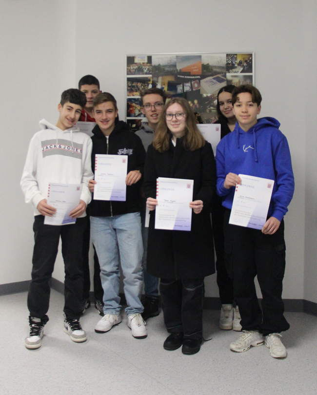 Gruppenfoto der Schüler