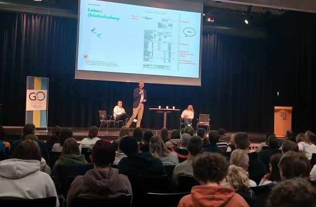 Wieder Blick auf Bühne